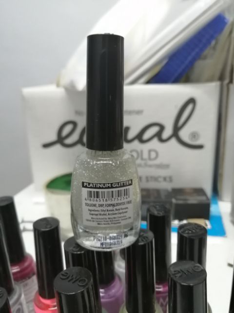 OMGCutics cutix Colorless glitters matte quickdry piano discoball nail polish arts manicure pedicure