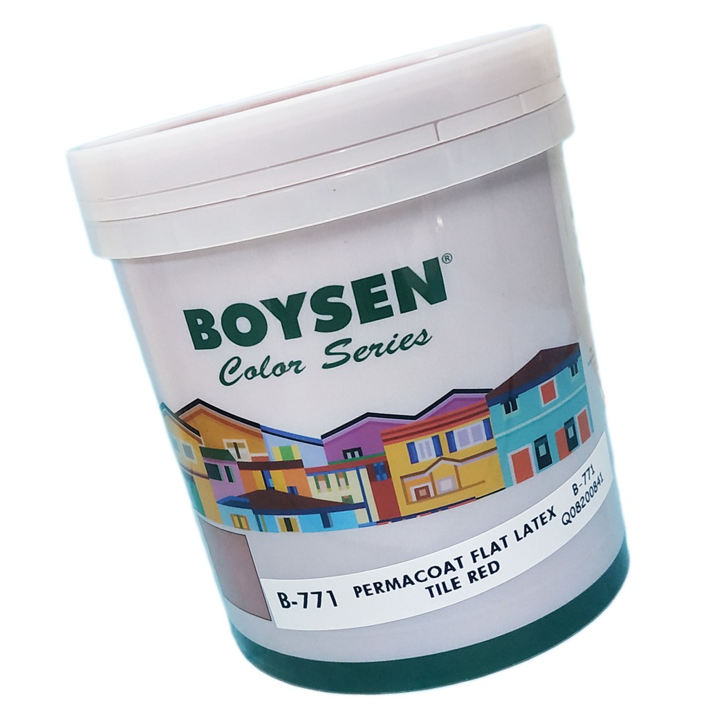 BOYSEN PERMACOAT FLAT LATEX TILE RED B-771 ( 1 LITER -------------1 ...