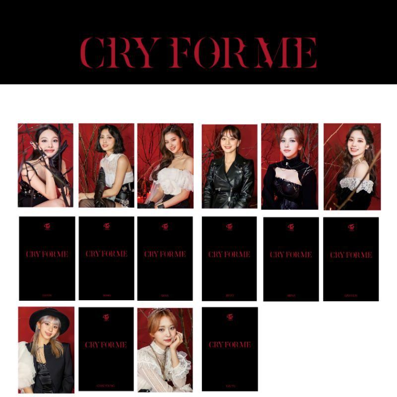 Twice Cry For Me Photocards 2 Shopee Philippines