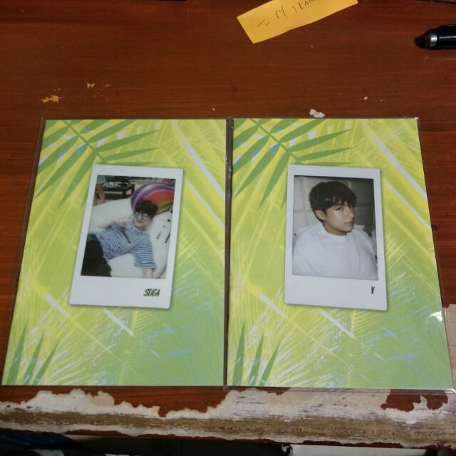 Bts 17 Summer Package Selfie Book Suga And V Shopee Philippines