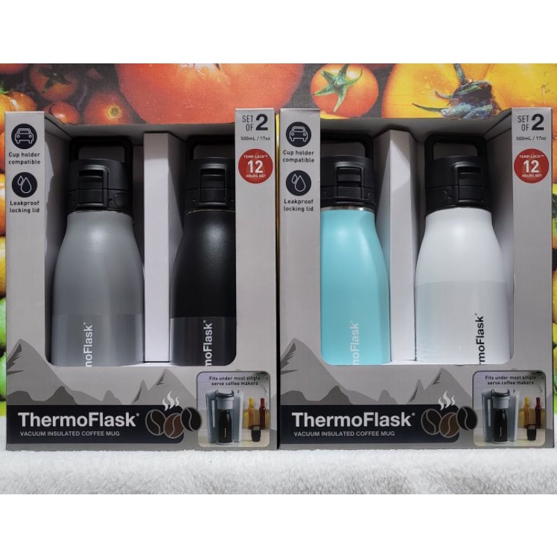 Thermoflask Vacuum Insulated Coffee Mug Tumbler Flip Lock Lid 17oz/500mL Shopee Philippines