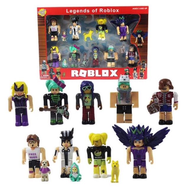 Legends Of Roblox Toy Figures Pack Of 9 Shopee Philippines - roblox figures 9 characters included alt toys games toys on