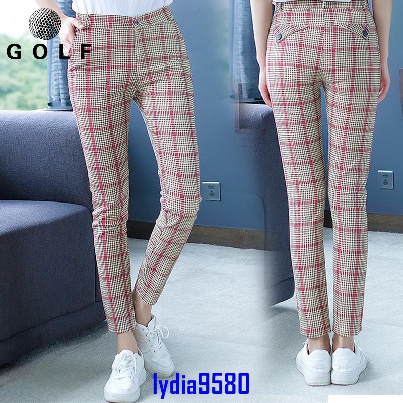 plaid golf pants cheap