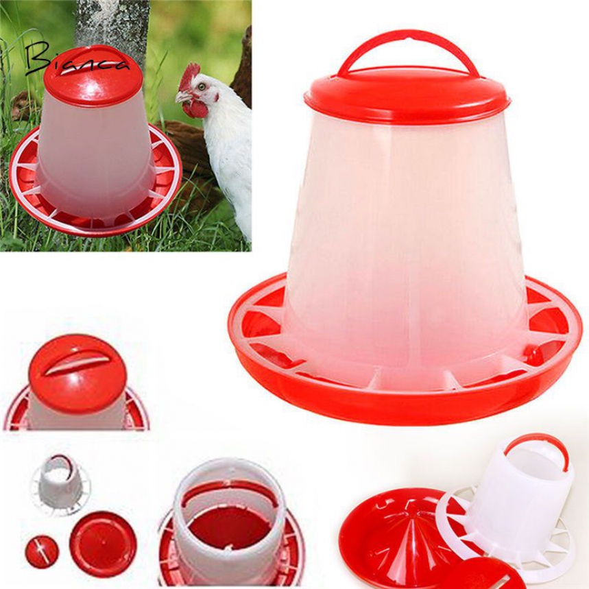 Bianca Plastic Chicken Quail Poultry Chick Food Hen Feeder