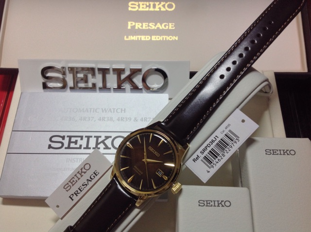 Seiko PRESAGE SRPD36J1 Limited Edition Cocktail Automatic Watch | Shopee  Philippines