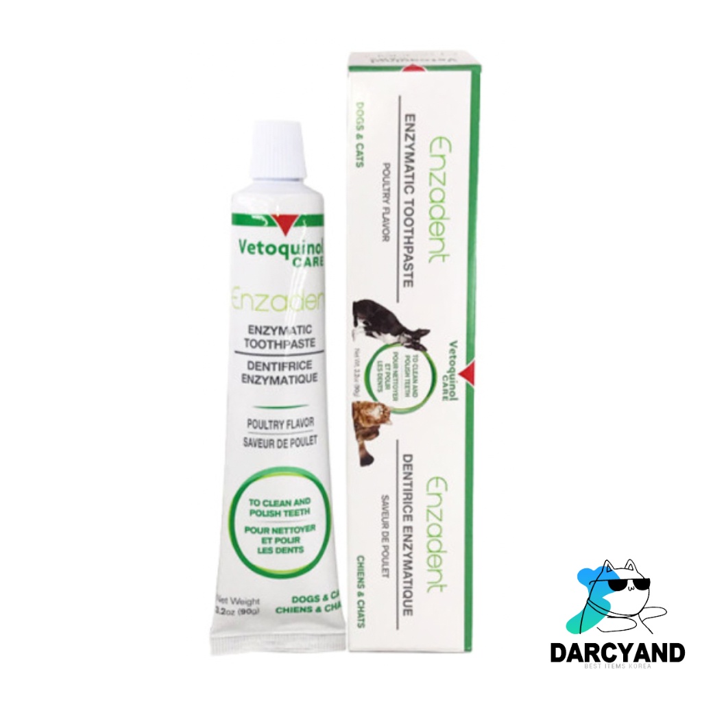 Vetoquinol Enzadent Enzymatic Toothpaste Dogs & Cats 90g Chicken Flavor