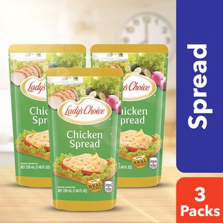 Lady's Choice Chicken Sandwich Spread and Sandwich Filling 220ml Pouch x3