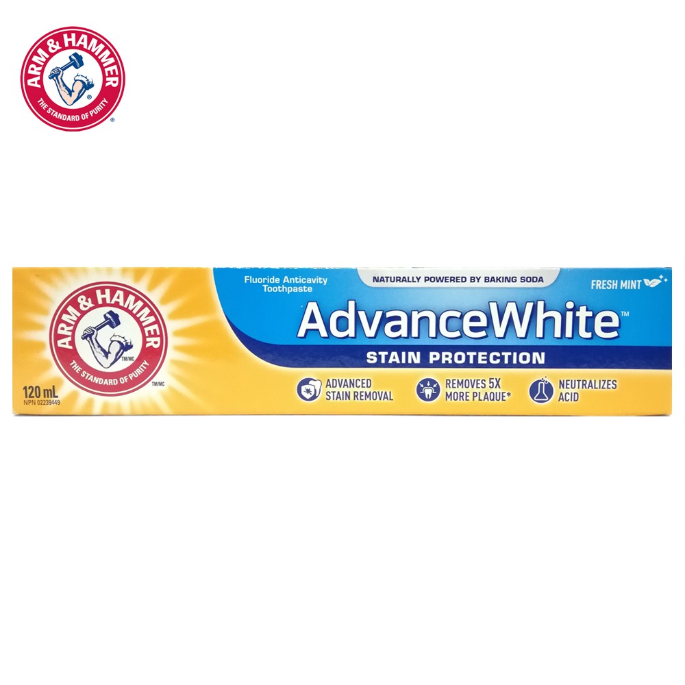 Arm and Hammer Advance White Prevent Stain Protection 120ml Shopee