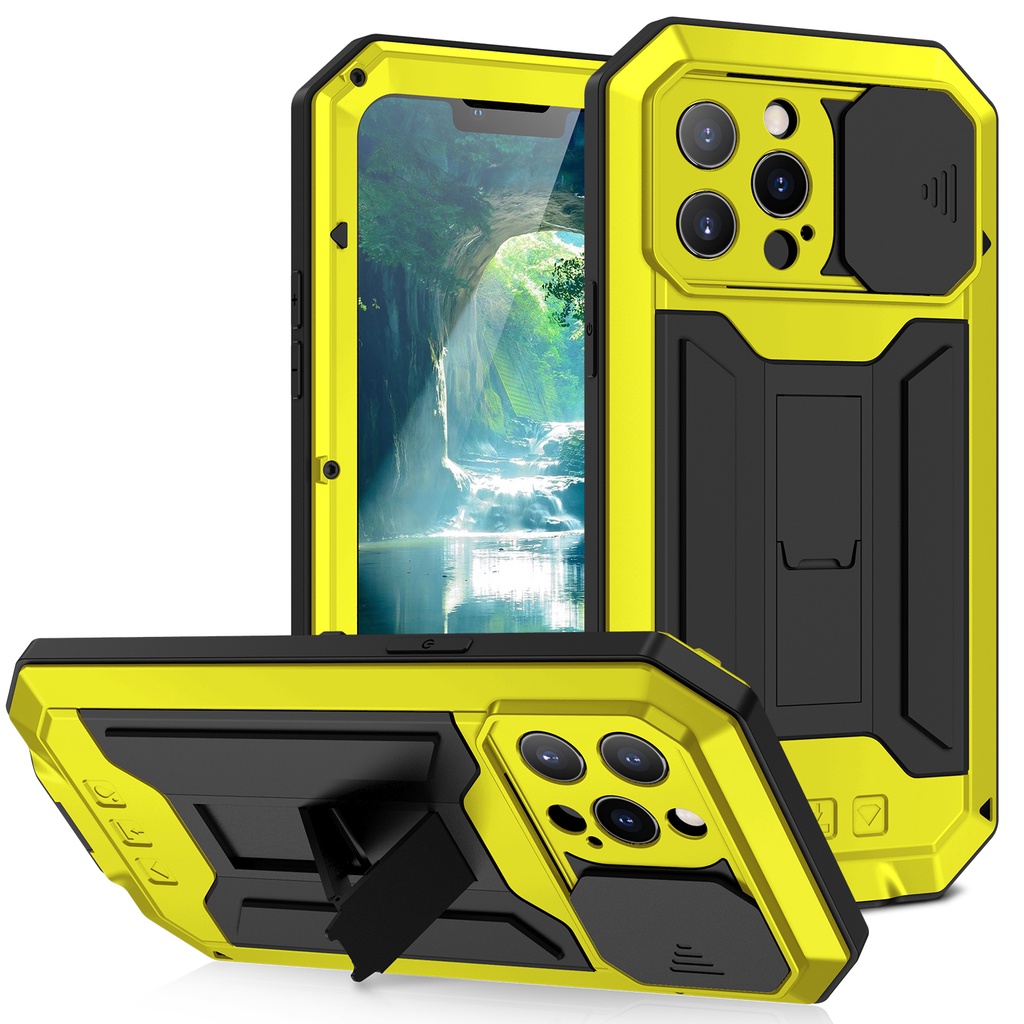 Heavy Duty StandCover For IP 13 Pro Max 13pro Case With Screen