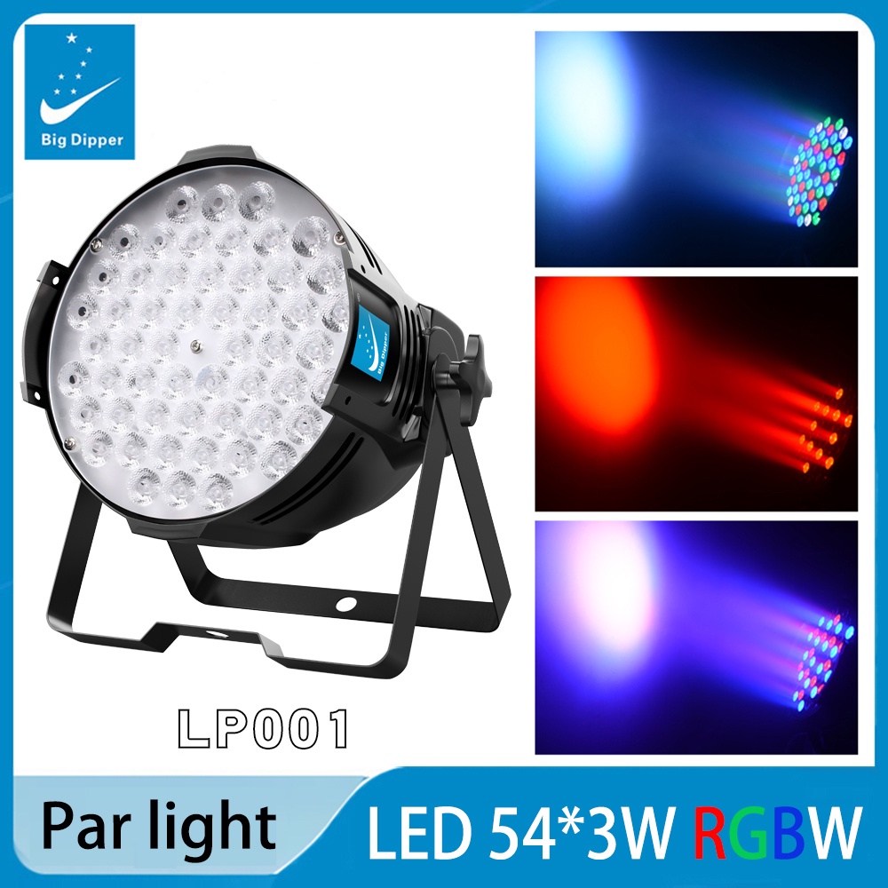 Big Dipper LP001 & LP001-H Stage Lights 54 LED 3W RGBW Par Lights Withe ...