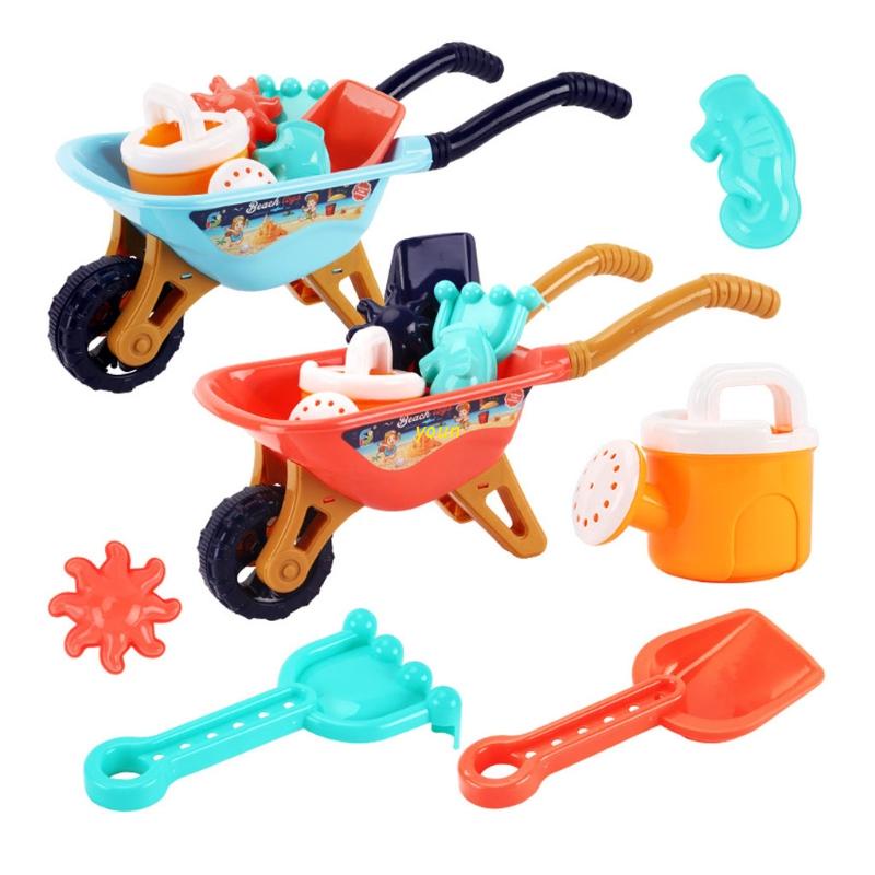 Details about   Kids Beach Sand Toys Toddler Play Mold Baby Summer Beach Water Game Trolley Case
