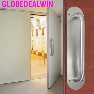 【Ready】Globedealwin Stainless Steel Pull and Push Plate Door Access Door Pull Handle with Screws #4