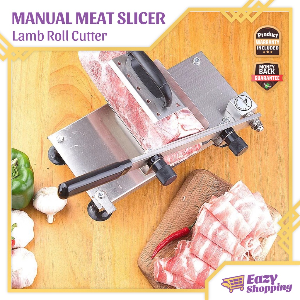 Manual Lamb Roll Meat Sli cer Meat Cut ter Samgyupsal Bacon Beef Mutton