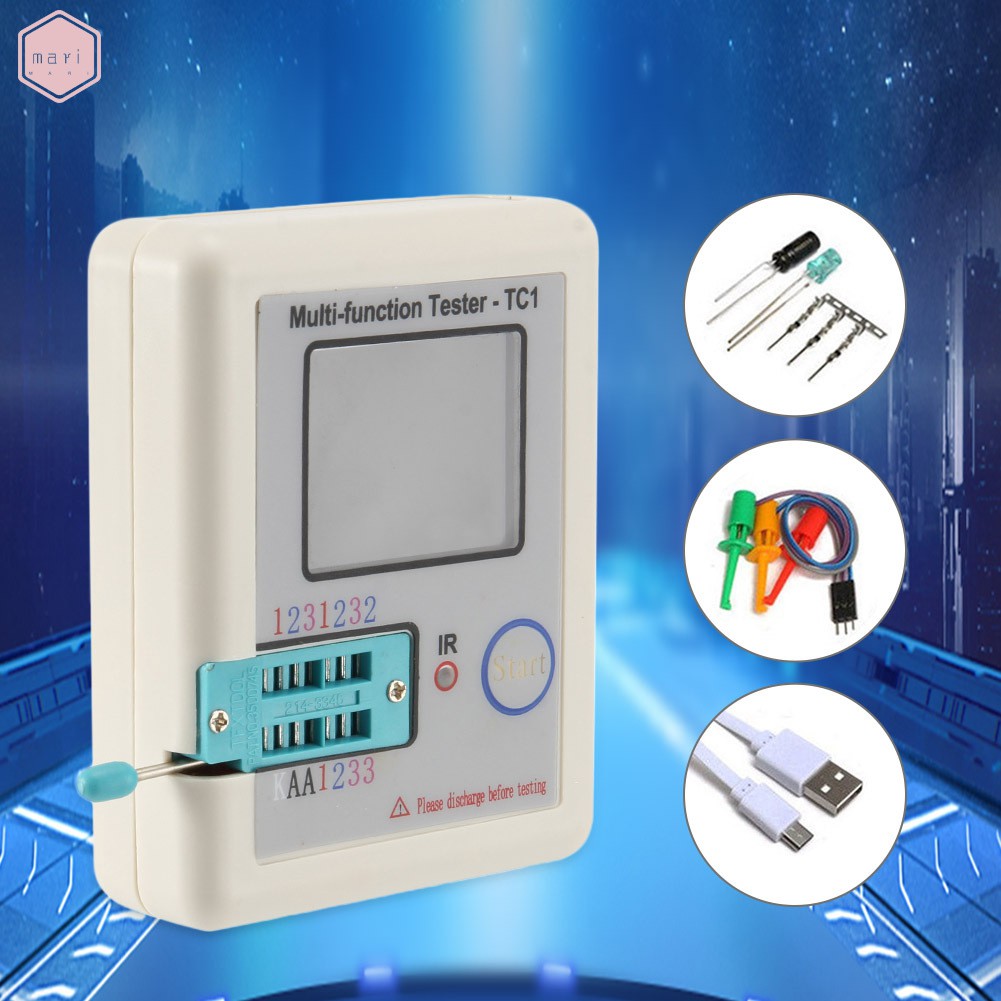 Pocketable Multifunction Transistor Tester LCR TC1 Full Color