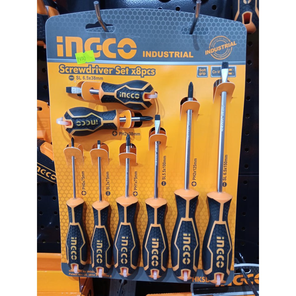 Ingco Screwdriver Set 8 pieces HKSD0828* Shopee Philippines