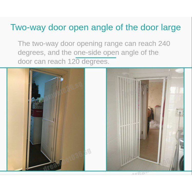 Large Pet and Cat Medium Dog Door Fence Protective Railing Elevated Indoor Jumping Cage CuOk #7