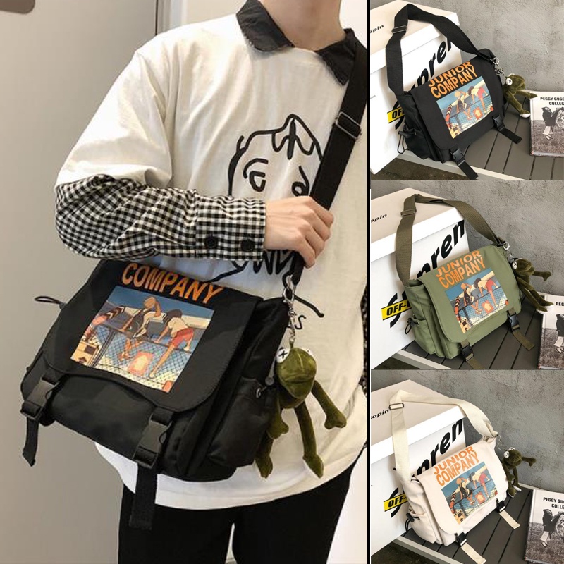 SENSIPICFashion style Messenger Bag Couple Style Canvas Bag Men's