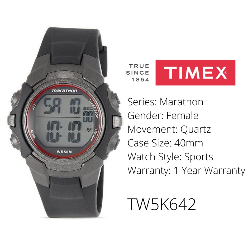 Timex Marathon Sports Watch T5K642 | Shopee Philippines