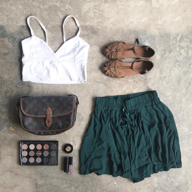 high waisted flowy shorts