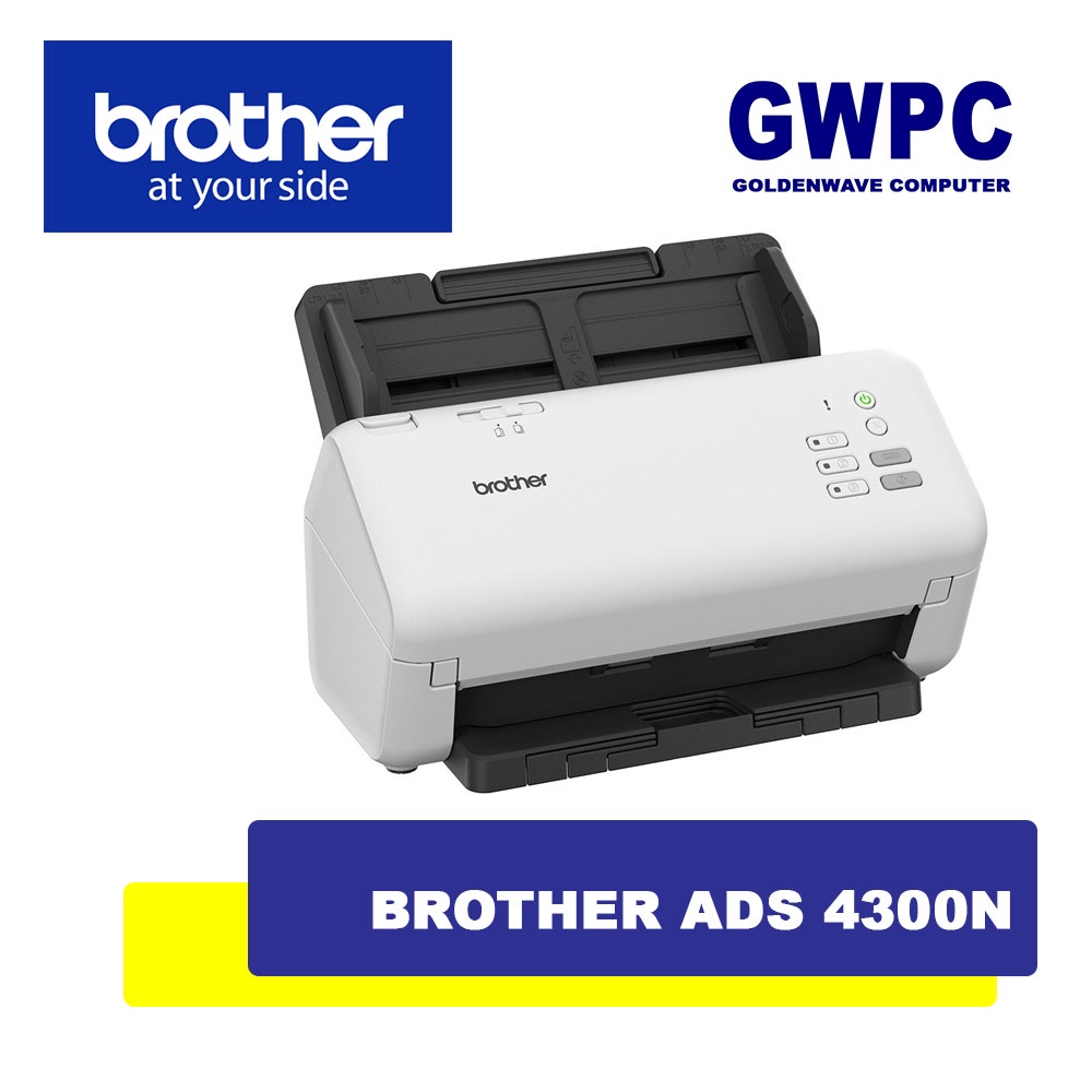 Brother ADS4300N Professional Desktop Document Scanner Shopee