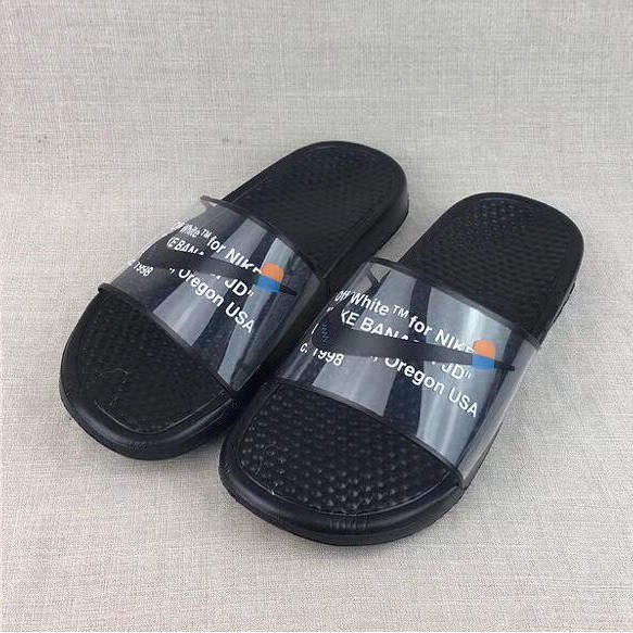 nike benassi off white