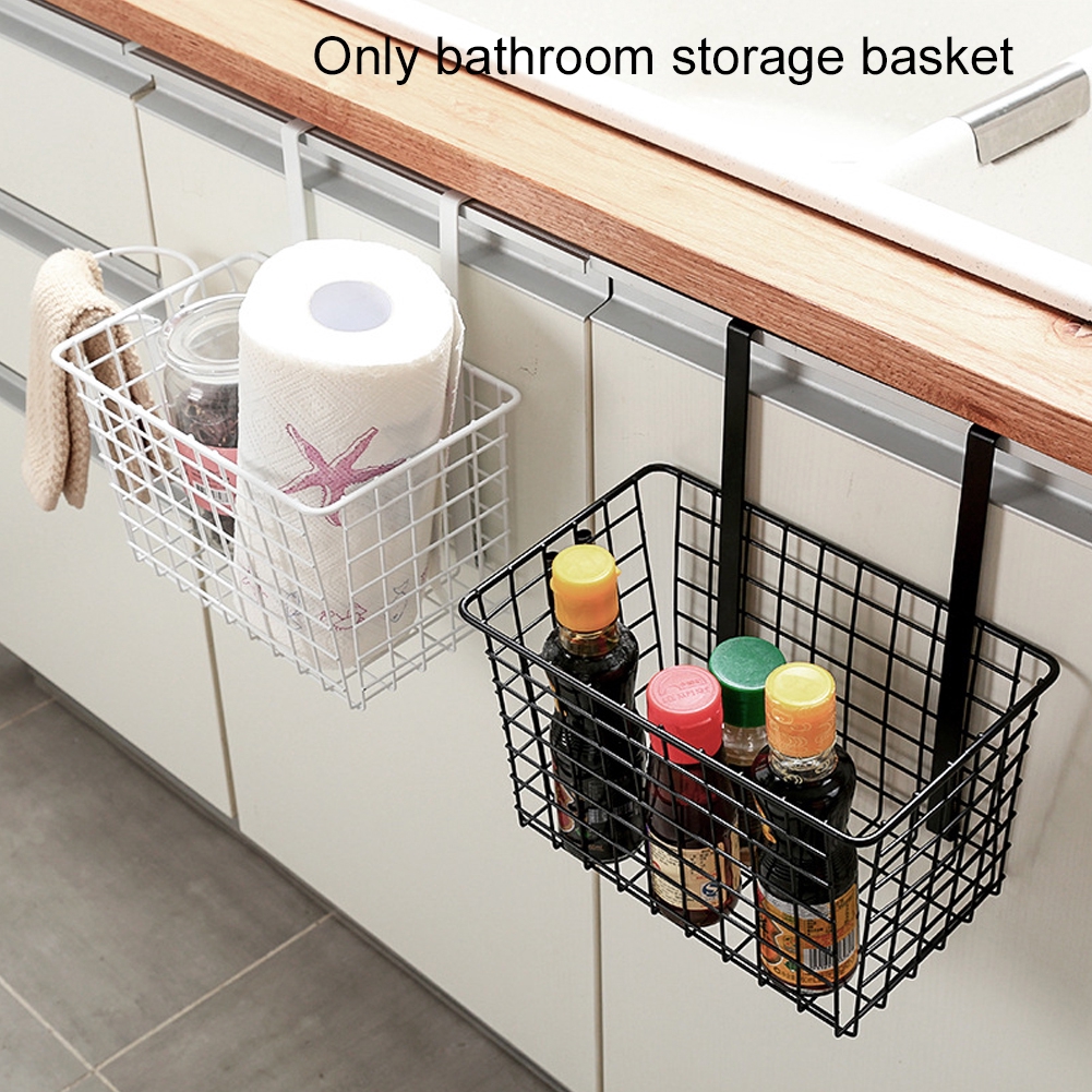 Roll Storage Basket Sundries Bathroom Towel Rack Hair Dryer Holder