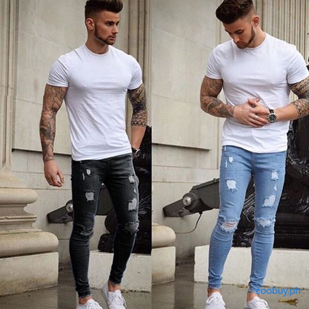 mens jeans and t shirt