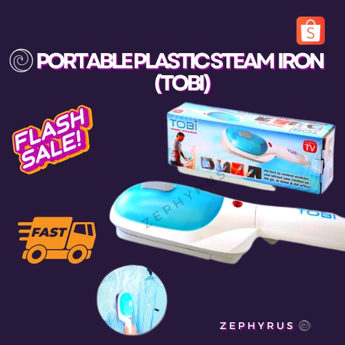 Portable Plastic Steam Iron Tobi Travel Steamer Garment Hand Steamer