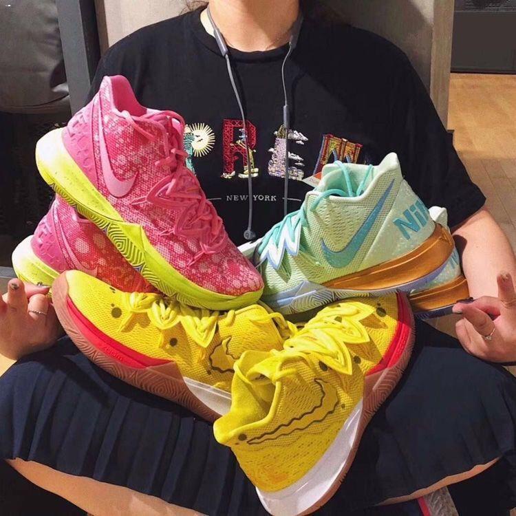 kyrie spongebob shoes adults