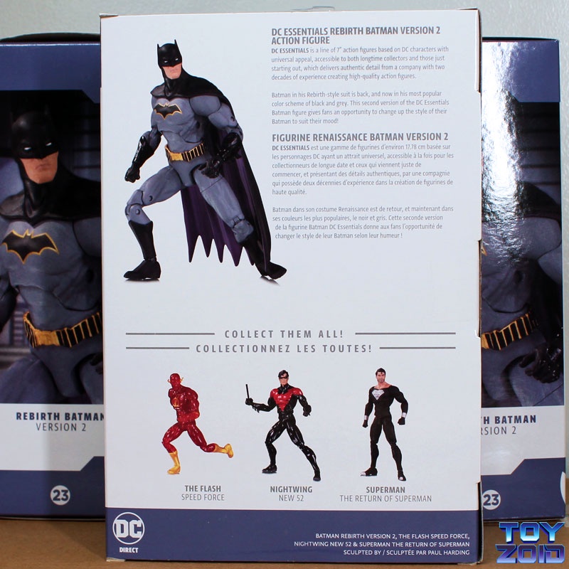 DC Essentials Batman Rebirth Version 2 Direct Collectibles | Shopee  Philippines