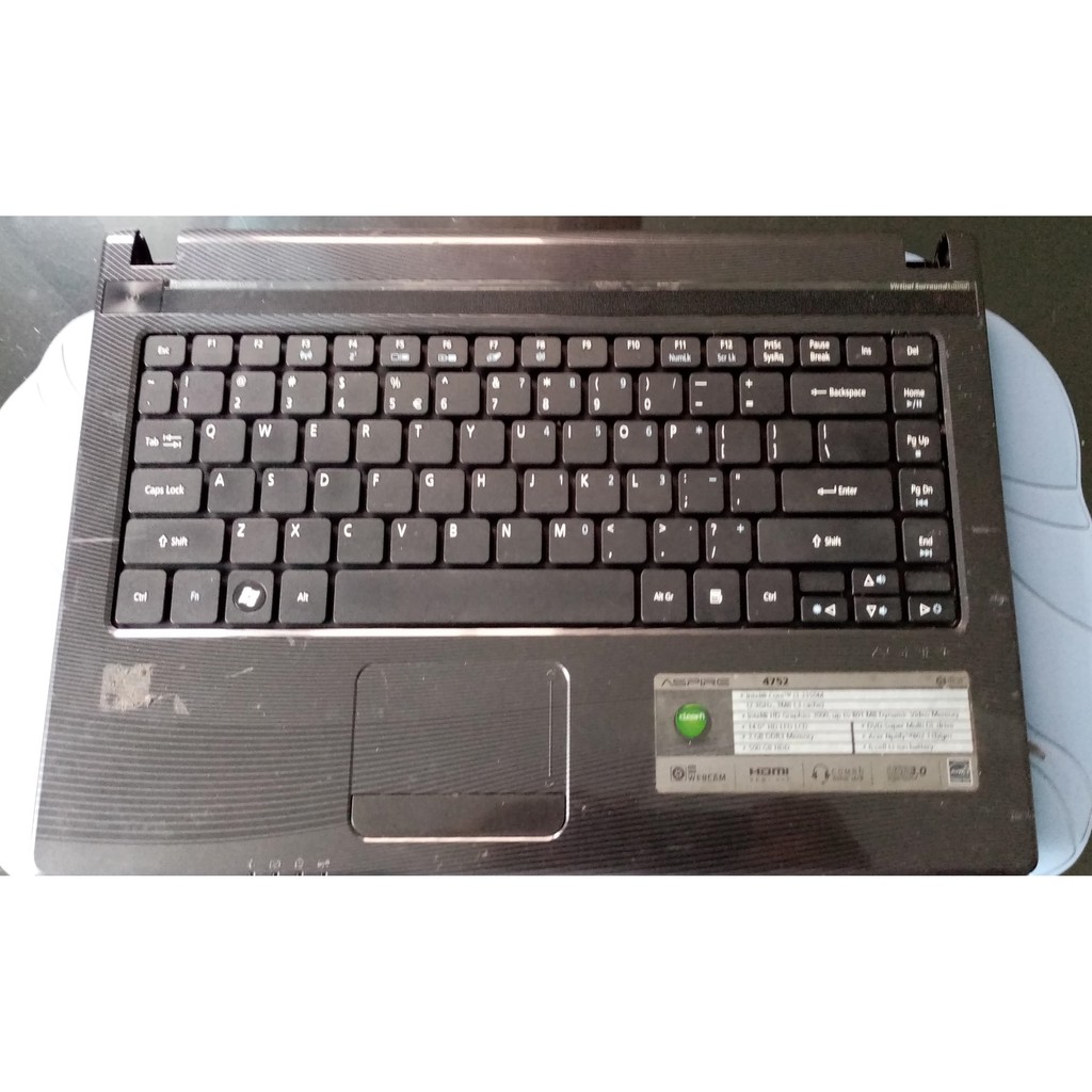 Acer Aspire 4752 Palm Rest Assembly Top Shell Shopee Philippines