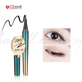 Shawill Waterproof Eyeliner With Mirror Long Lasting Water-resistant Pen Liner S3048