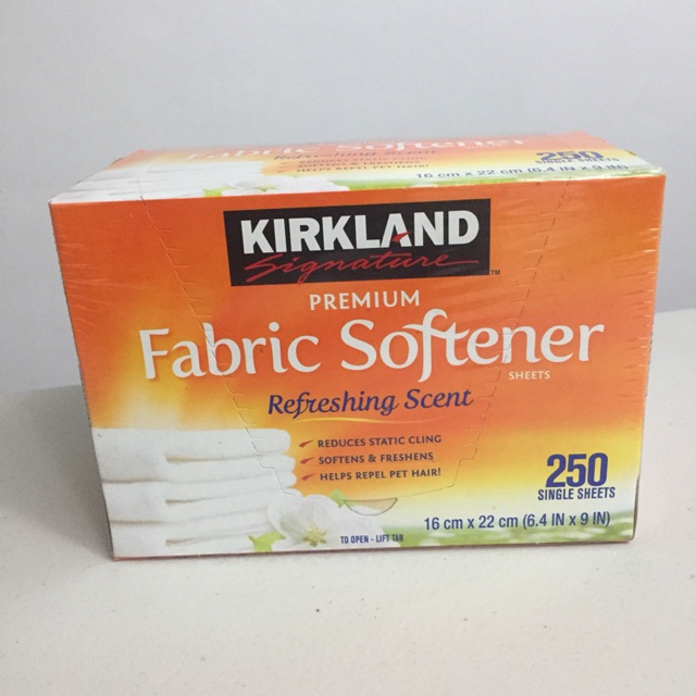 Kirkland Signature Fabric Softener, 250 sheets Shopee Philippines