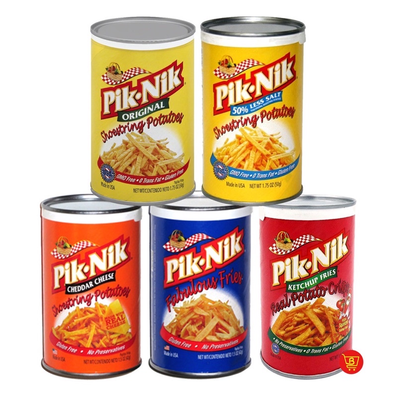 PikNik Shoestring Potato Chips 50g/42g Shopee Philippines