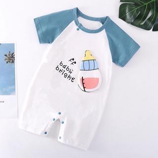 Terno for baby girl boy 1-18 months Jumpsuit Summer Male Female Pure Cotton Newborn Short-Sleeved Romper Thin Style Pajamas Outing Clothes #5