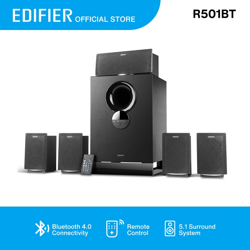 Edifier R501BT Multimedia Speakers Bluetooth 4.0 Connectivity Remote ...
