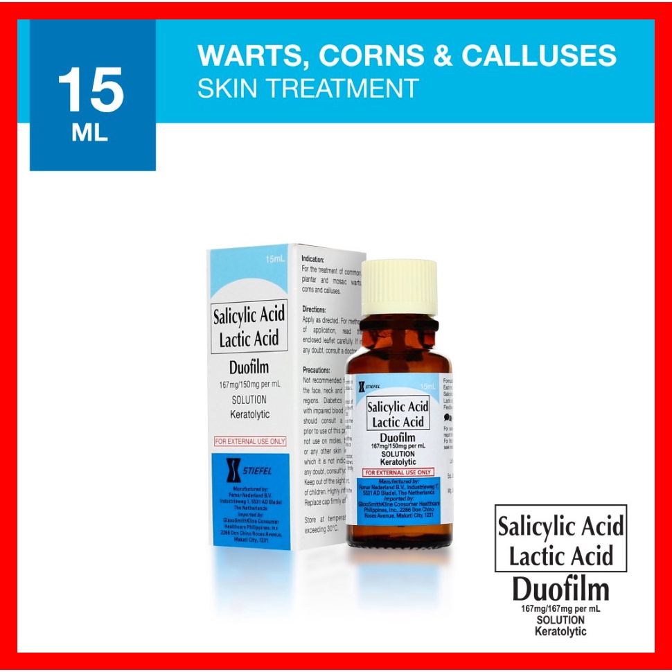 Duofilm Solution for warts, corns and calluses 15ml Shopee Philippines