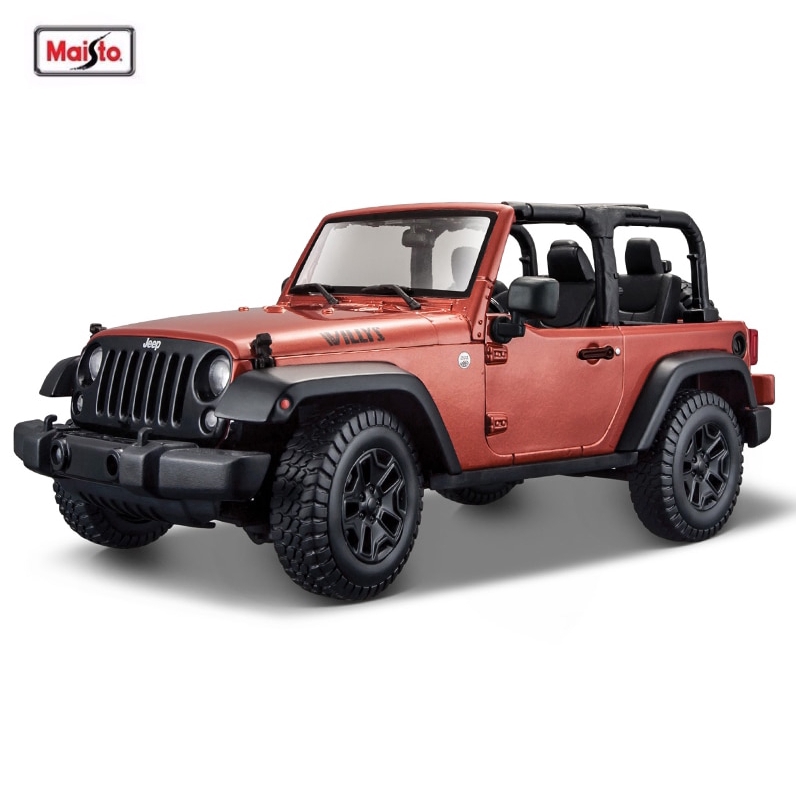 maisto jeep wrangler rubicon 1 18