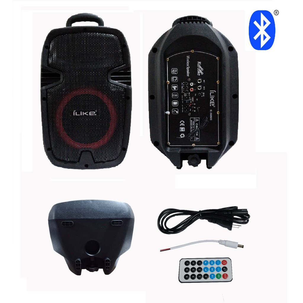 Ilike Ie 598mb Bluetooth Speaker 1800w 8 Inches Philipes