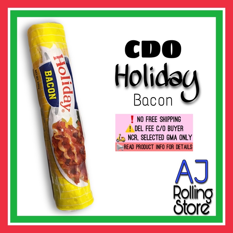 CDO Holiday Bacon 200 Grams Shopee Philippines