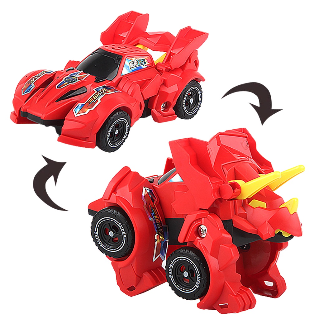 laruang kotse Transform Car Yellow Dinosaur Mechanical Style Toy Car ...