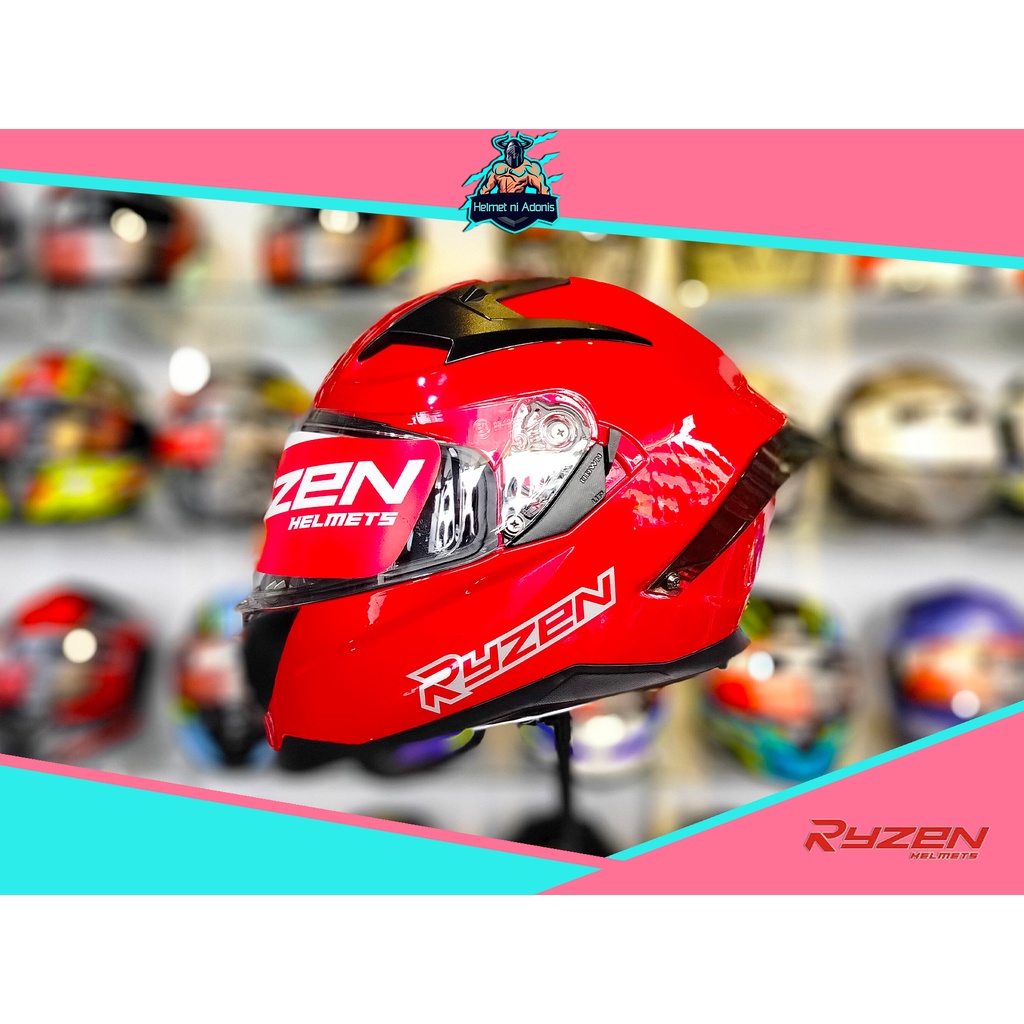 RYZEN ZX700 Full Face Dual Visor Helmet Shopee Philippines