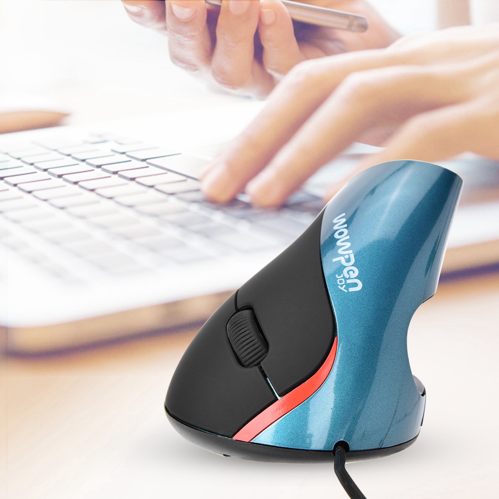 Optical Wired Vertical Ergonomic Mouse with 1600DPI High Sensitivity