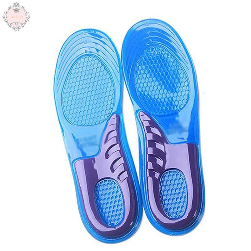 1 Pair Men Women's Orthotic Arch Support Sport Shoe Gel Massaging Insole Run Pad