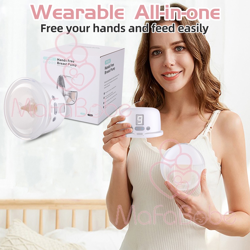Electric Breast Pump Handsfree Wearable Electric Breast Pump Silent