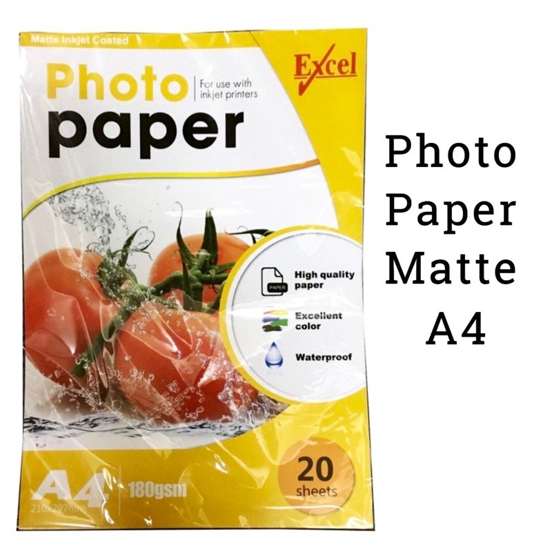 excel-a4-matte-photo-paper-180gsm-20-sheets-shopee-philippines