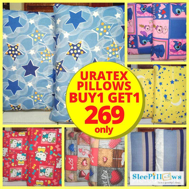 URATEX Pillows BUY1 TAKE1 Size 16x24inches made of Uratex scrapfoam