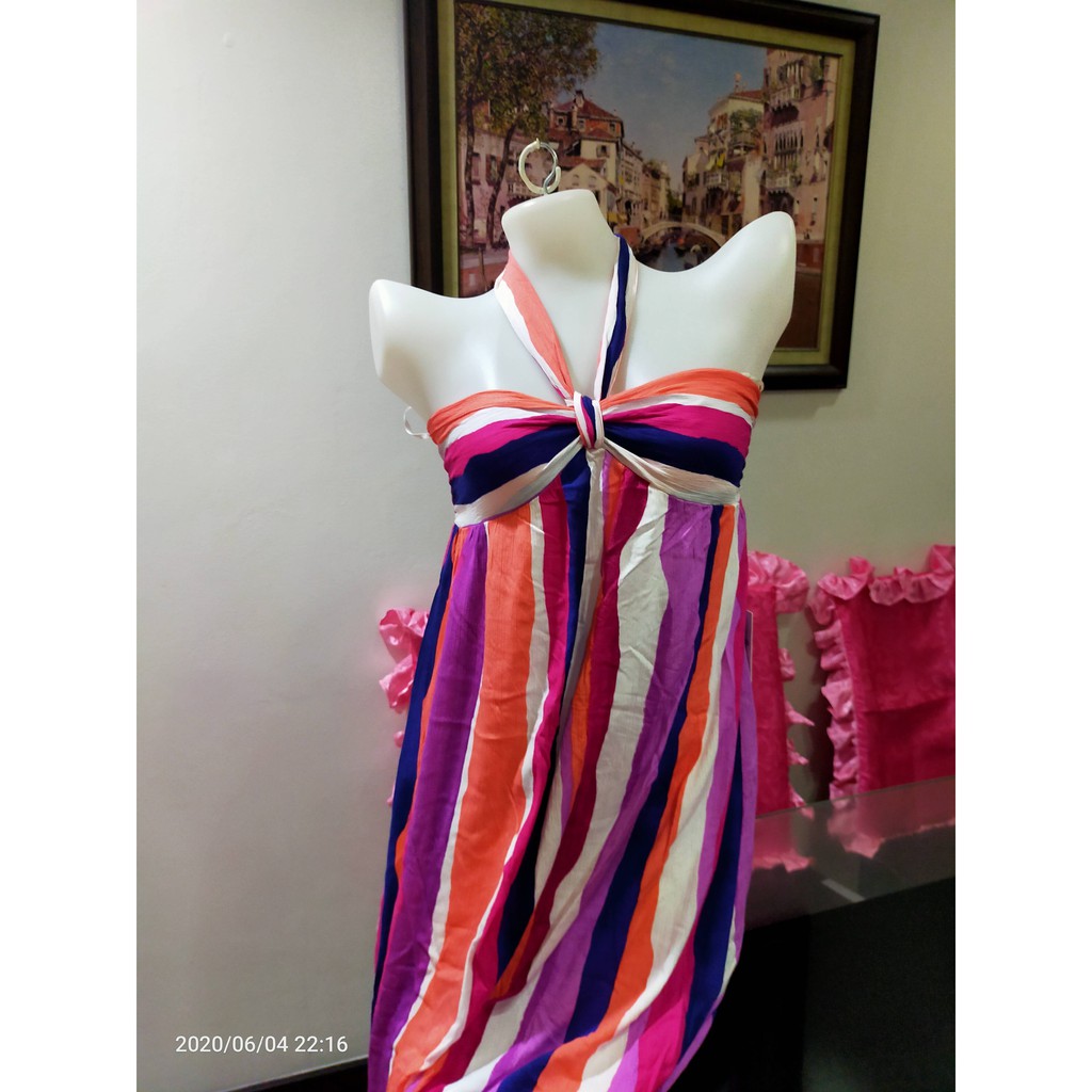 forever 21 striped maxi dress
