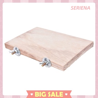 Wooden Stand Platform Pet Parrot Hamster Perches Paw Grinding Springboard #9