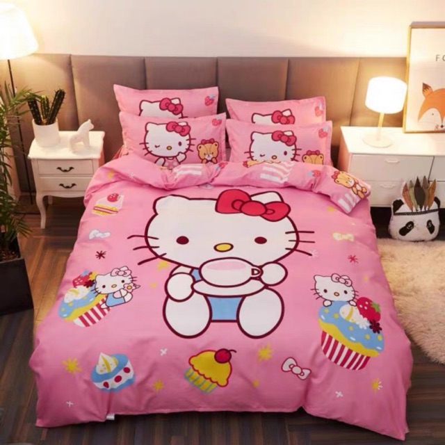 4 in 1 Bed Sheet Semi double size ( 120 cm/ 48" inches) Shopee